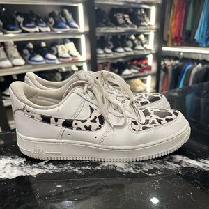 Nike cow print Low top Jordans